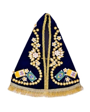 MANTO PARA IMAGEM NOSSA SENHORA APARECIDA 25CM