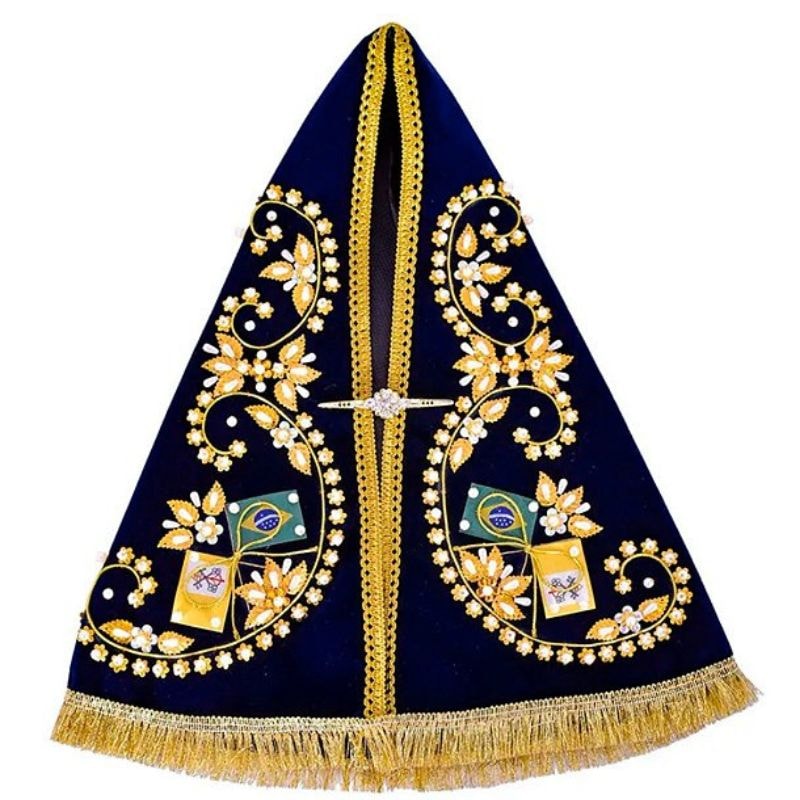MANTO PARA IMAGEM NOSSA SENHORA APARECIDA 45CM