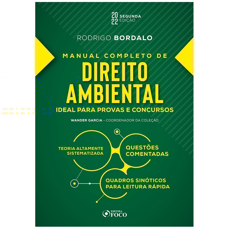 MANUAL COMPLETO DE DIREITO AMBIENTAL - 2ª ED - 2022