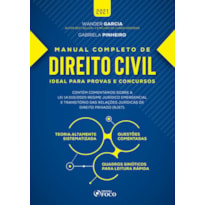 MANUAL COMPLETO DE DIREITO CIVIL - 3ª ED - 2021