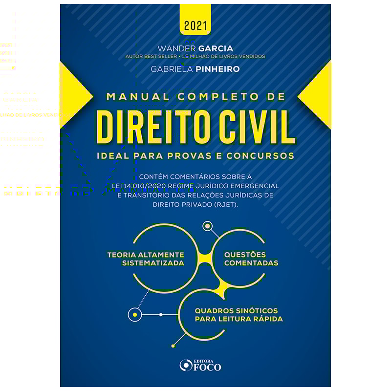 MANUAL COMPLETO DE DIREITO CIVIL - 3ª ED - 2021