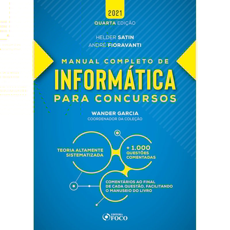 MANUAL COMPLETO DE INFORMÁTICA PARA CONCURSOS - 4ª ED - 2021