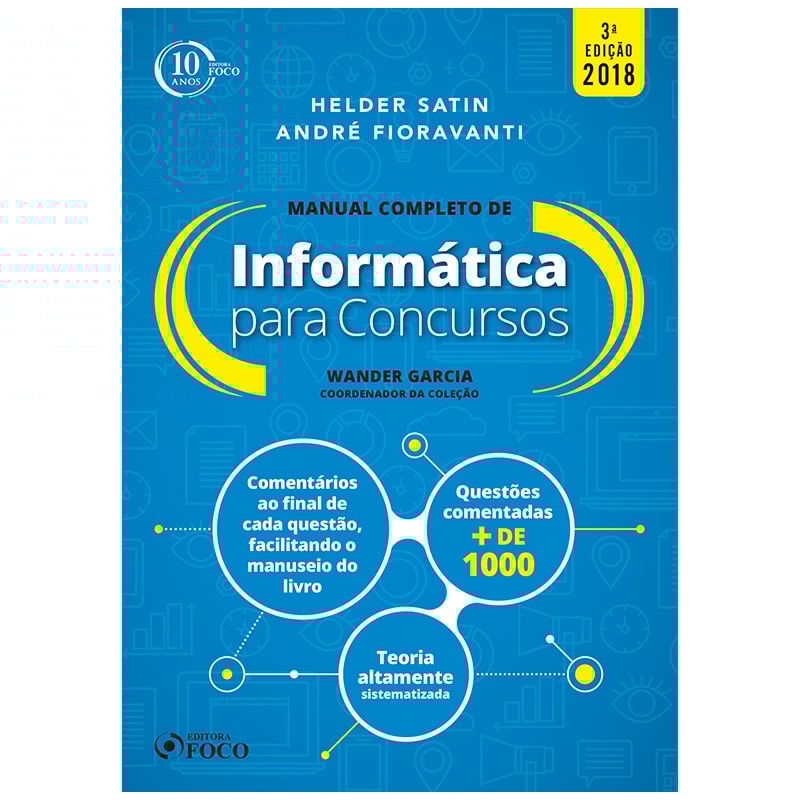 MANUAL COMPLETO - INFORMÁTICA PARA CONCURSOS - 3ª EDIÇÃO - 2018