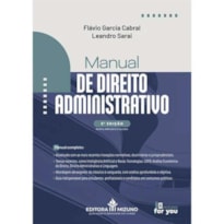 MANUAL D DIREITO ADMINISTRATIVO 5ª EDIÇÃO 2026