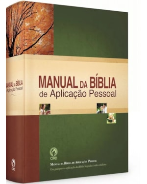 MANUAL DA BIBLIA APLICACAO PESSOAL - 1