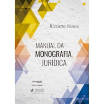 MANUAL DA MONOGRAFIA JURÍDICA