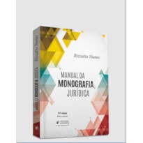 MANUAL DA MONOGRAFIA JURÍDICA