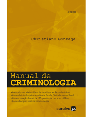 MANUAL DE CRIMINOLOGIA - 3ª EDIÇÃO 2022