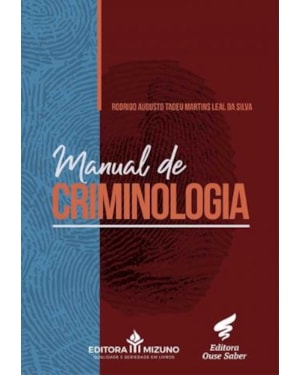 MANUAL DE CRIMINOLOGIA