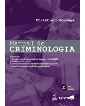 MANUAL DE CRIMINOLOGIA - 7ª EDIÇÃO 2026