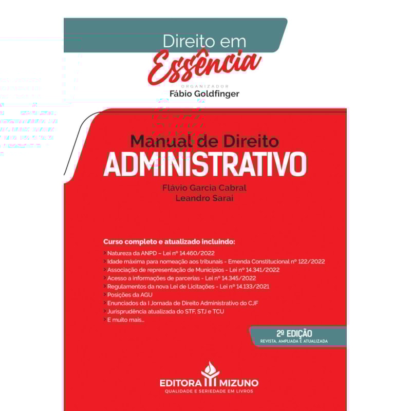 MANUAL DE DIREITO ADMINISTRATIVO