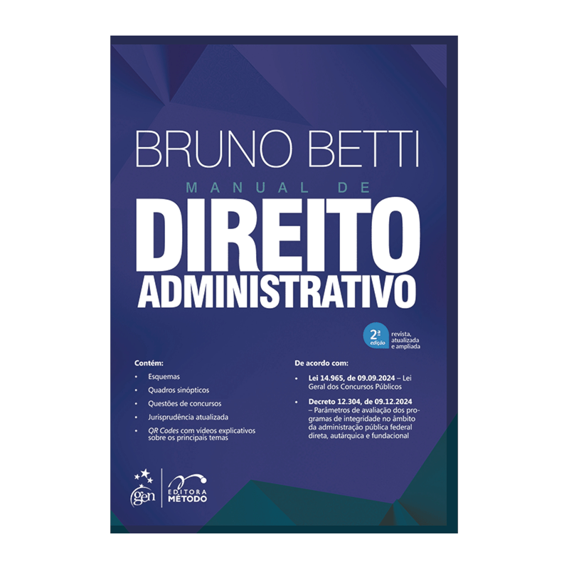 MANUAL DE DIREITO ADMINISTRATIVO - 2ª EDIÇÃO 2025