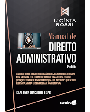 MANUAL DE DIREITO ADMINISTRATIVO - 8ª EDIÇÃO 2022