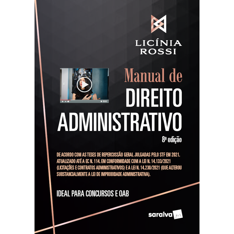 MANUAL DE DIREITO ADMINISTRATIVO - 8ª EDIÇÃO 2022