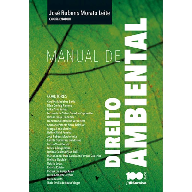 MANUAL DE DIREITO AMBIENTAL - 1ª EDIÇÃO DE 2015