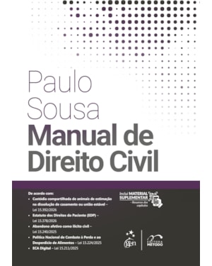 MANUAL DE DIREITO CIVIL - 1ª EDIÇÃO 2026