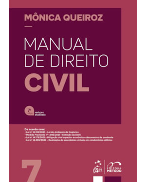 MANUAL DE DIREITO CIVIL - 7ª EDIÇÃO 2022