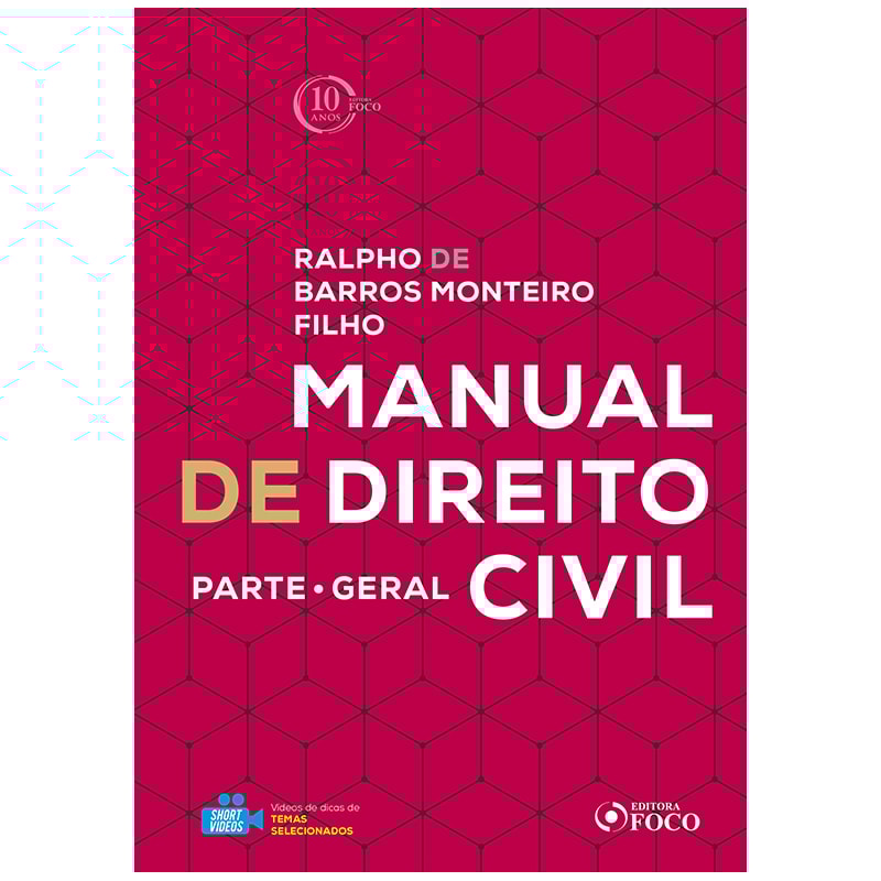 MANUAL DE DIREITO CIVIL: PARTE GERAL - 1ª EDIÇÃO - 2018