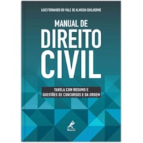 MANUAL DE DIREITO CIVIL: TABELA COM RESUMO E QUESTÕES DE CONCURSOS E DA ORDEM