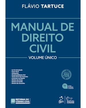 MANUAL DE DIREITO CIVIL - VOL. ÚNICO - 16ª EDIÇÃO 2026