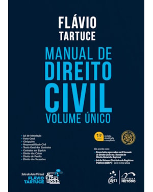 MANUAL DE DIREITO CIVIL - VOLUME ÚNICO