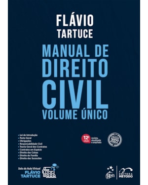 MANUAL DE DIREITO CIVIL - VOLUME ÚNICO