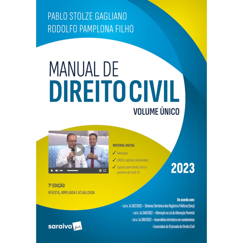 MANUAL DE DIREITO CIVIL - VOLUME ÚNICO - 7ª EDIÇÃO 2023