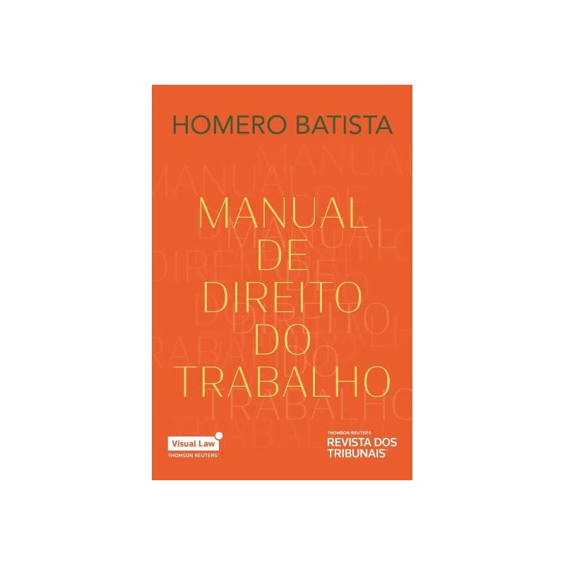 MANUAL DE DIREITO DO TRABALHO
