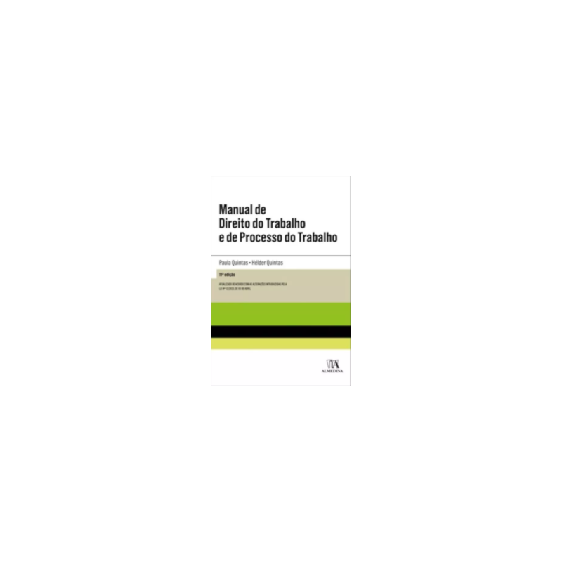 Manual de direito do trabalho e de processo do trabalho