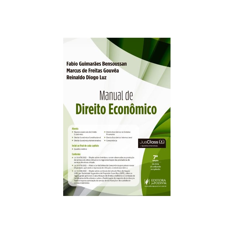 MANUAL DE DIREITO ECONÔMICO