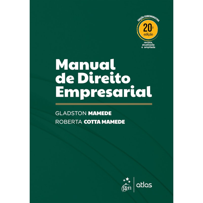 MANUAL DE DIREITO EMPRESARIAL - 20ª EDIÇÃO 2026