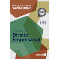 MANUAL DE DIREITO EMPRESARIAL - 3ª EDIÇÃO 2022