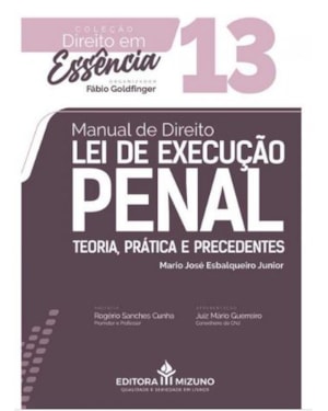 MANUAL DE DIREITO LEI DE EXECUÇÃO PENAL TEORIA, PRÁTICA E PRECEDENTES