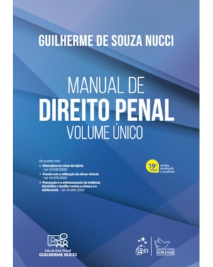 MANUAL DE DIREITO PENAL - VOLUME ÚNICO