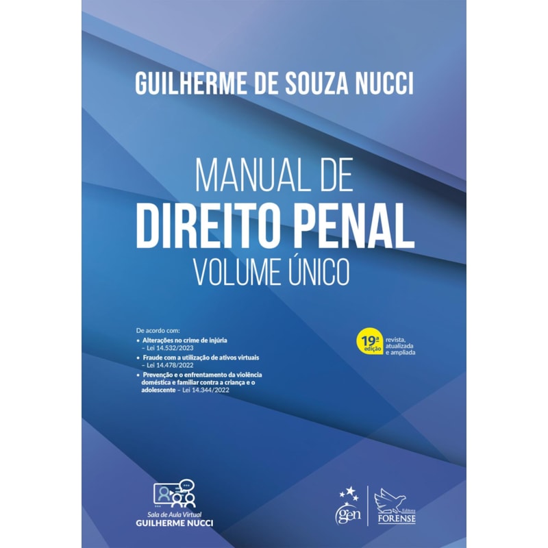 MANUAL DE DIREITO PENAL - VOLUME ÚNICO