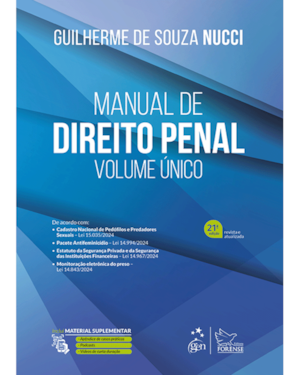 Manual de Direito Penal - Volume Único - 21ª Edição 2025