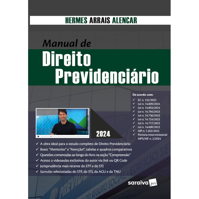 MANUAL DE DIREITO PREVIDENCIÁRIO - 1ª EDIÇÃO 2024