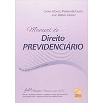 MANUAL DE DIREITO PREVIDENCIARIO - 14ª