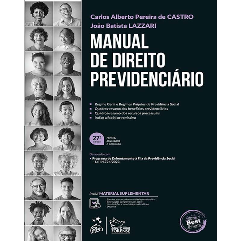 MANUAL DE DIREITO PREVIDENCIÁRIO - 27ª EDIÇÃO 2024