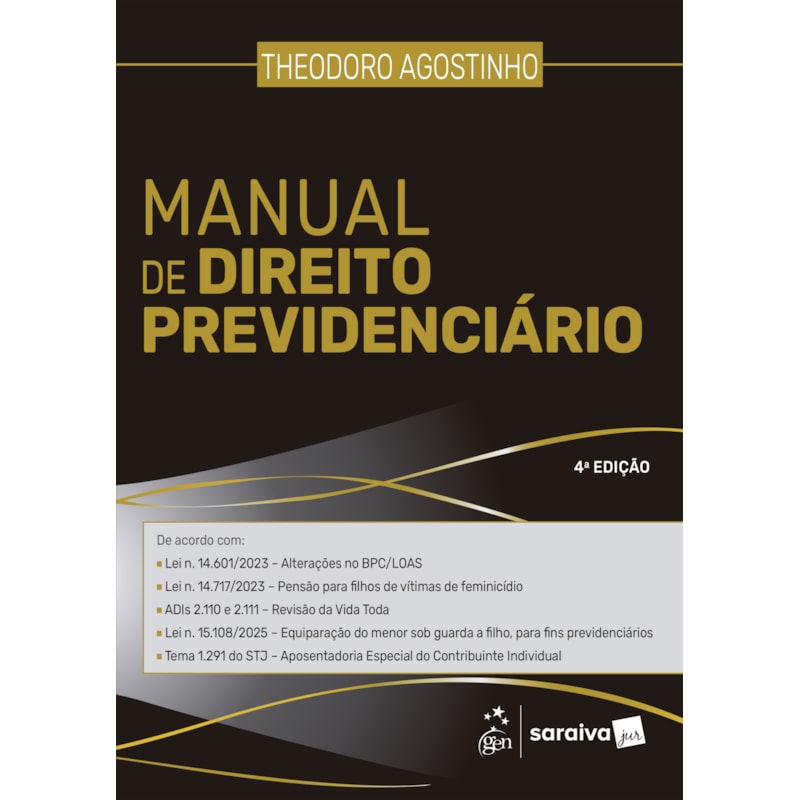 MANUAL DE DIREITO PREVIDENCIÁRIO - 4ª EDIÇÃO 2026