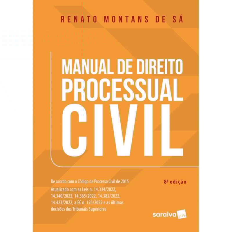 MANUAL DE DIREITO PROCESSUAL CIVIL - 8ª EDIÇÃO 2023