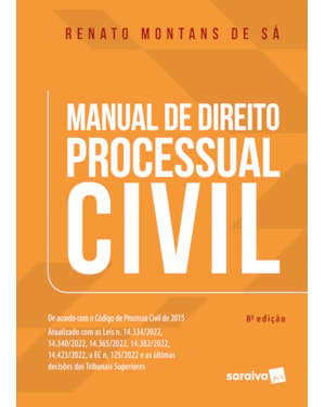 MANUAL DE DIREITO PROCESSUAL CIVIL - 8ª EDIÇÃO 2023