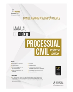MANUAL DE DIREITO PROCESSUAL CIVIL - VOLUME ÚNICO (2025)