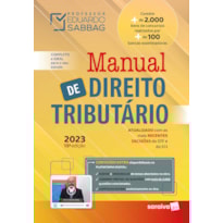 MANUAL DE DIREITO TRIBUTÁRIO - 15ª EDIÇÃO 2023