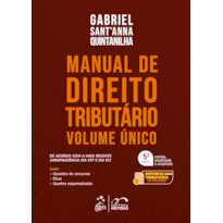 MANUAL DE DIREITO TRIBUTÁRIO - VOLUME ÚNICO - 5ª EDIÇÃO 2025