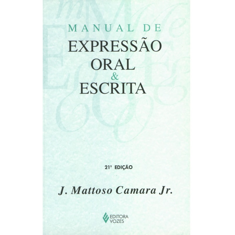 MANUAL DE EXPRESSÃO ORAL E ESCRITA