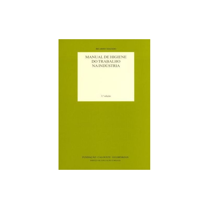 Manual de higiene do trabalho na indústria
