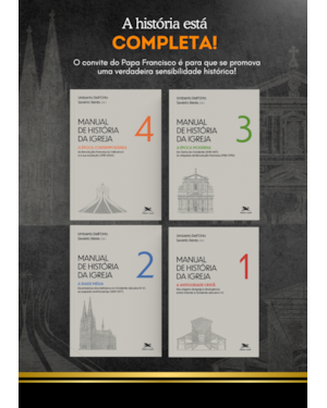 MANUAL DE HISTÓRIA DA IGREJA - COLEÇÃO 4 VOLUMES