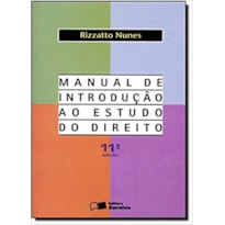 MANUAL DE INTRODUÇAO AO ESTUDO DO DIREITO - 11ª