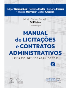 MANUAL DE LICITAÇÕES E CONTRATOS ADMINISTRATIVOS - 3ª EDIÇÃO 2023